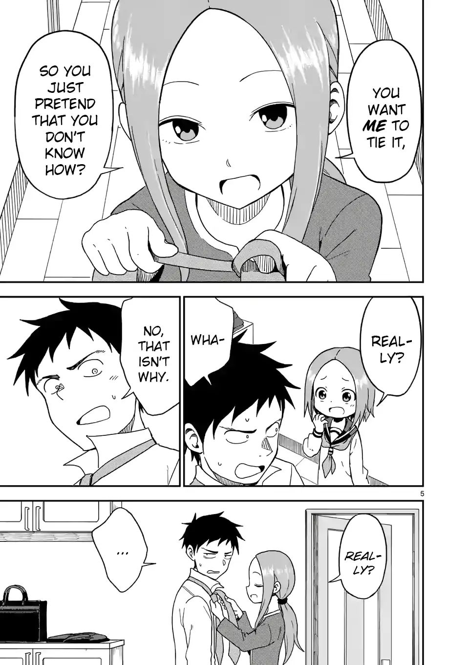 Karakai Jouzu no (Moto) Takagi-san chapter 81 - page 5