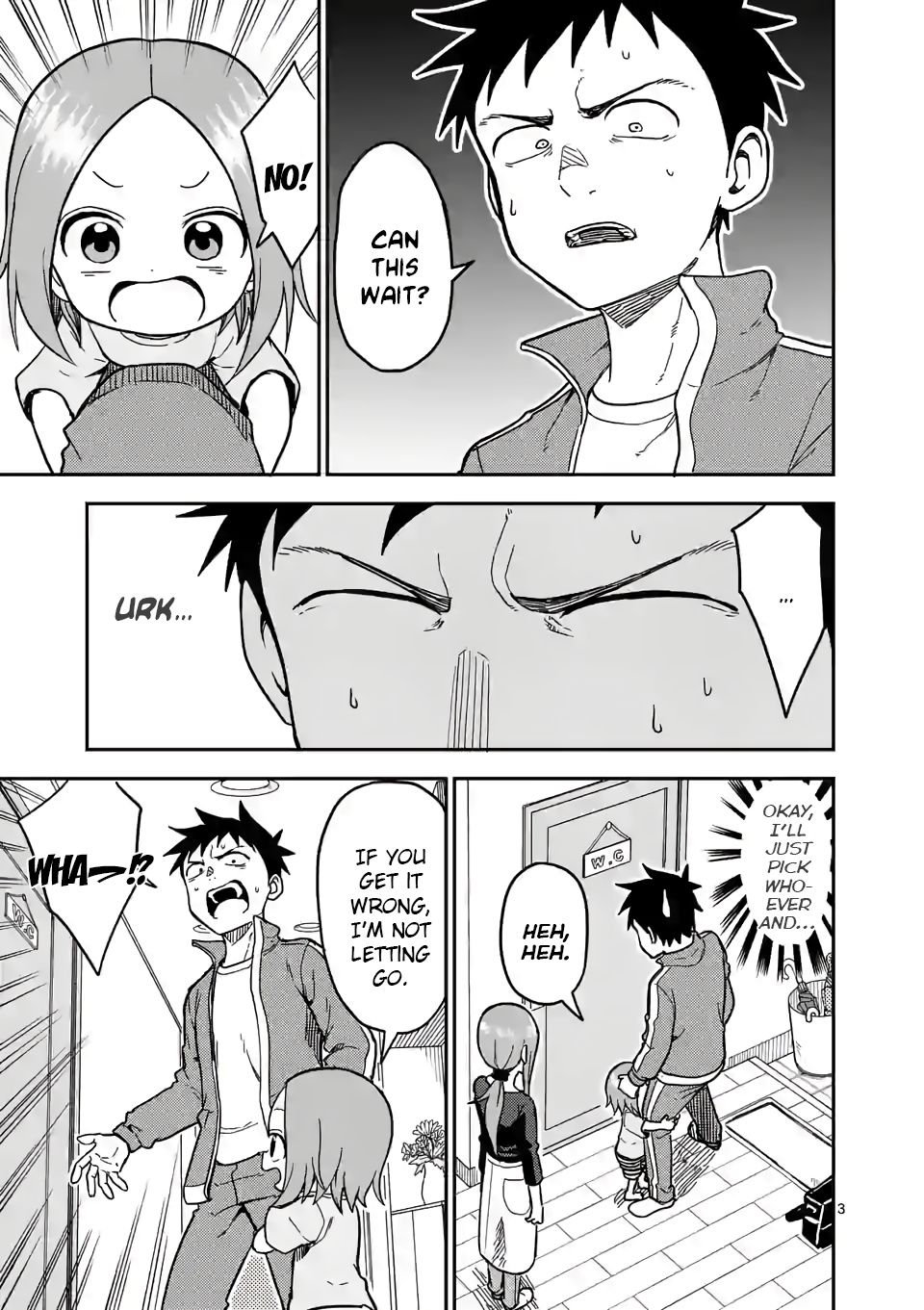 Karakai Jouzu no (Moto) Takagi-san chapter 134 - page 3