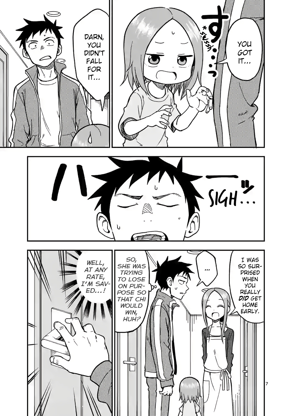 Karakai Jouzu no (Moto) Takagi-san chapter 134 - page 7