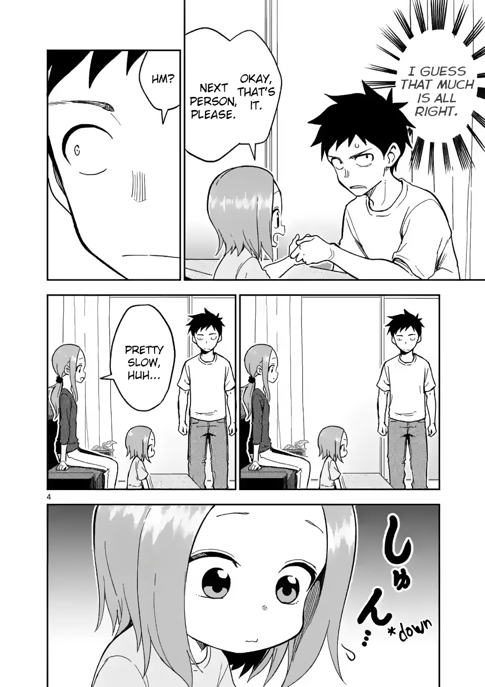 Karakai Jouzu no (Moto) Takagi-san chapter 186 - page 4