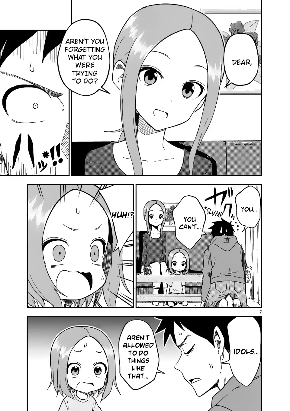 Karakai Jouzu no (Moto) Takagi-san chapter 186 - page 7