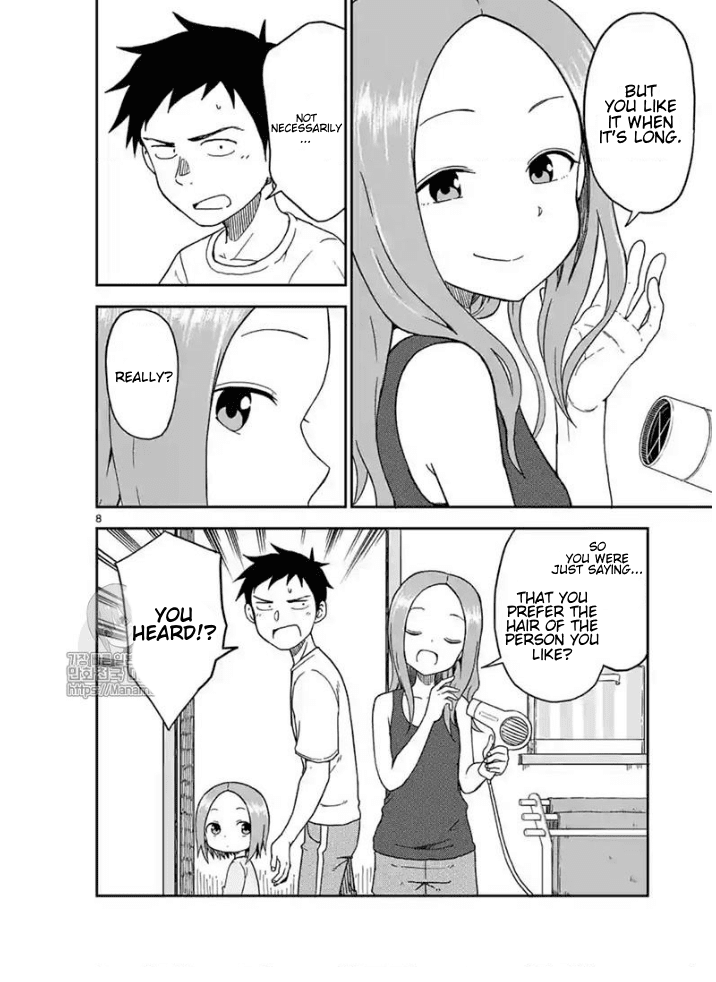 Karakai Jouzu no (Moto) Takagi-san chapter 82 - page 8