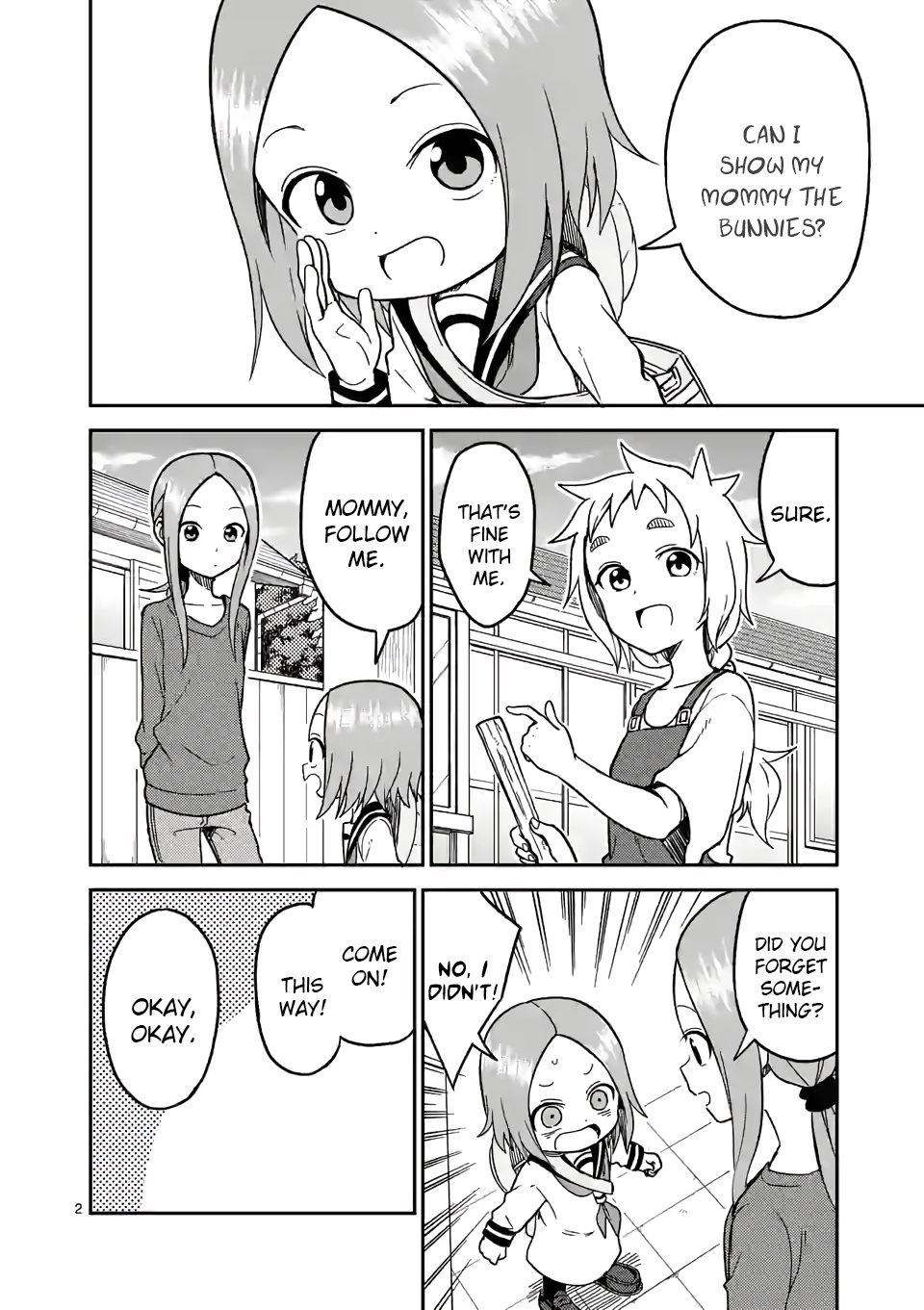 Karakai Jouzu no (Moto) Takagi-san chapter 135 - page 2