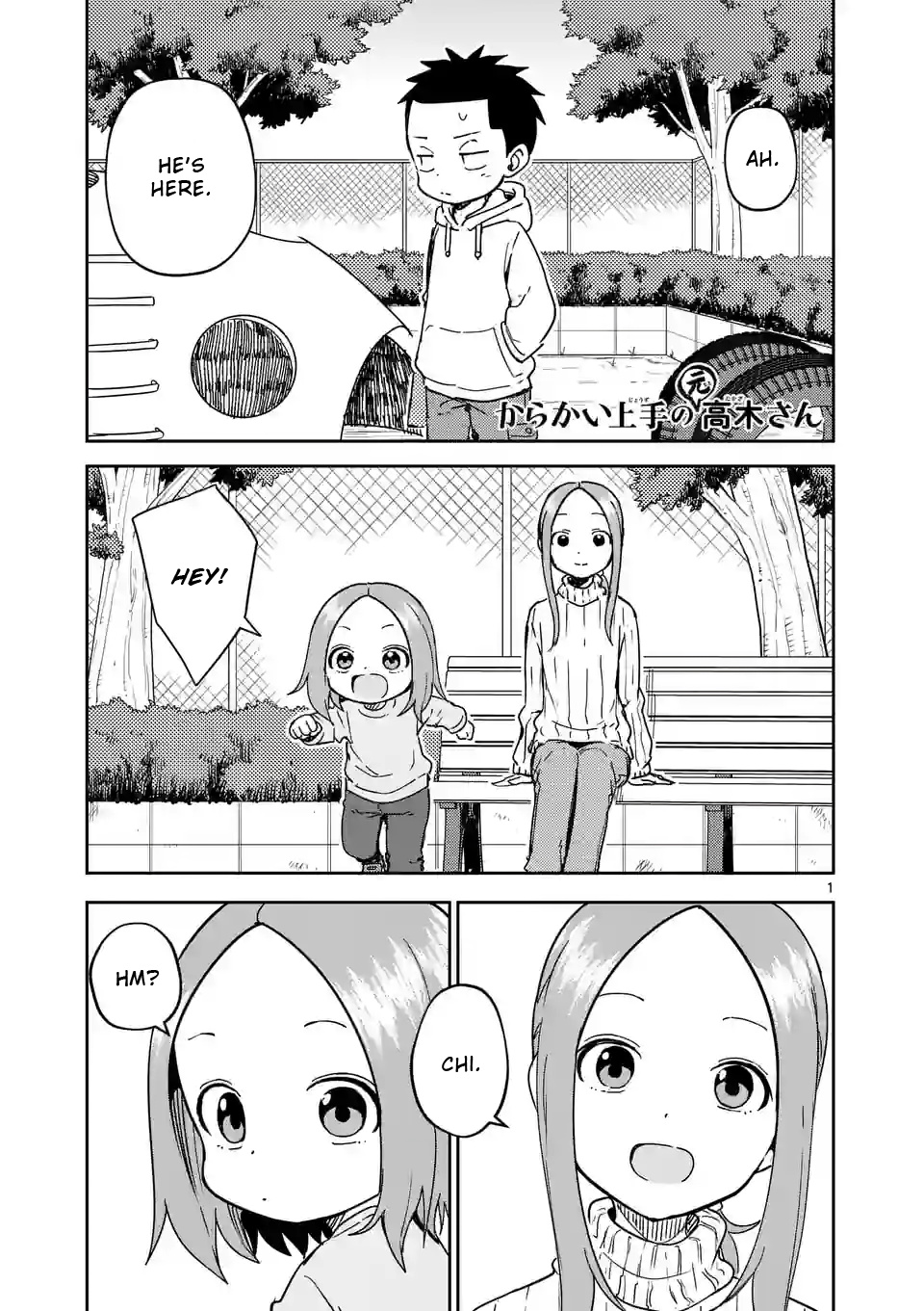 Karakai Jouzu no (Moto) Takagi-san chapter 268 - page 1