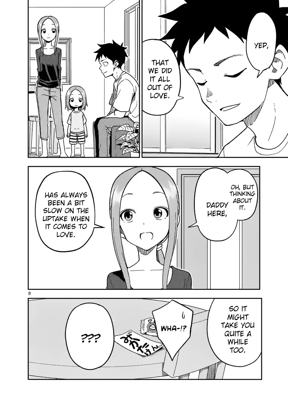 Karakai Jouzu no (Moto) Takagi-san chapter 187 - page 8