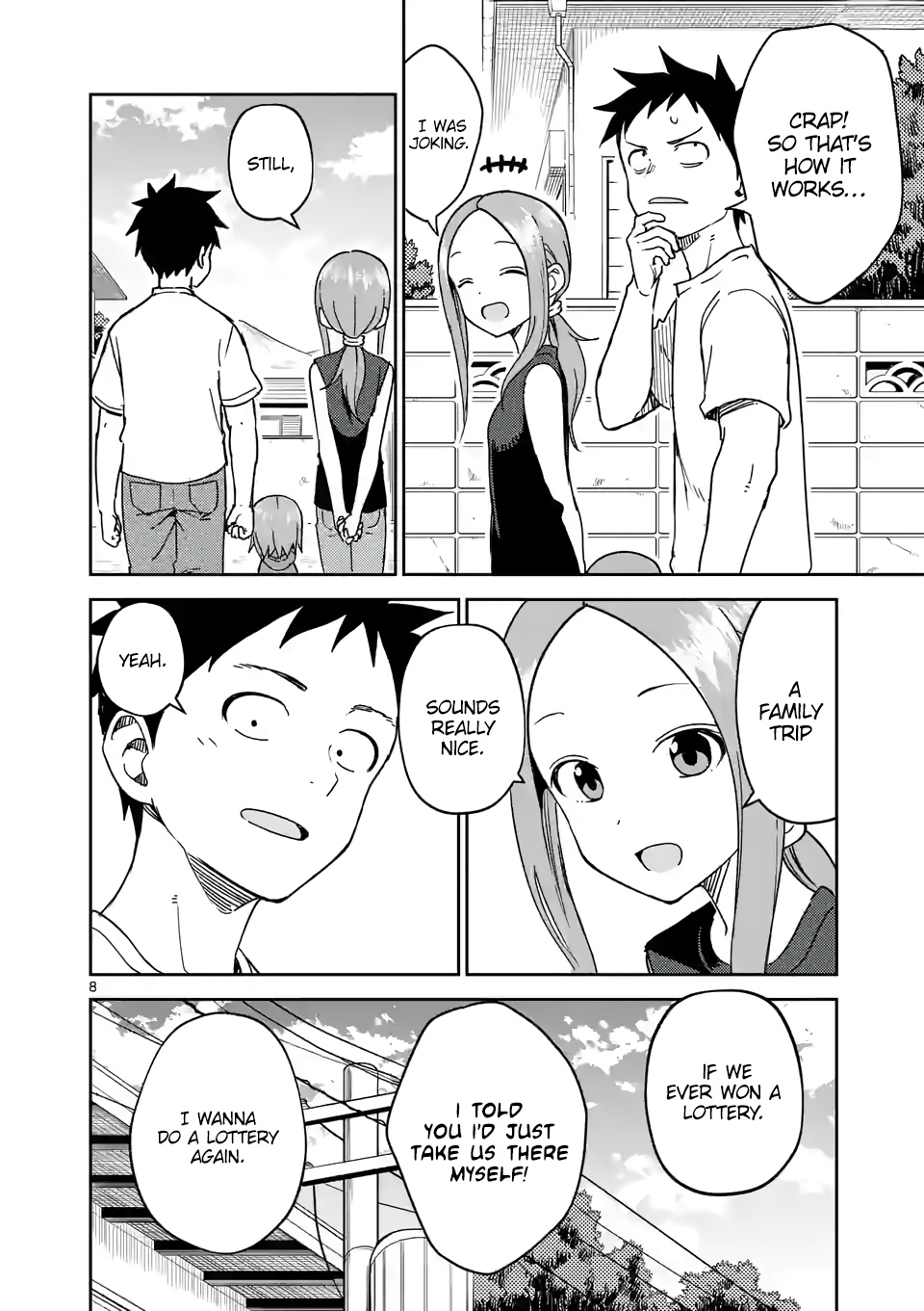 Karakai Jouzu no (Moto) Takagi-san chapter 238 - page 8