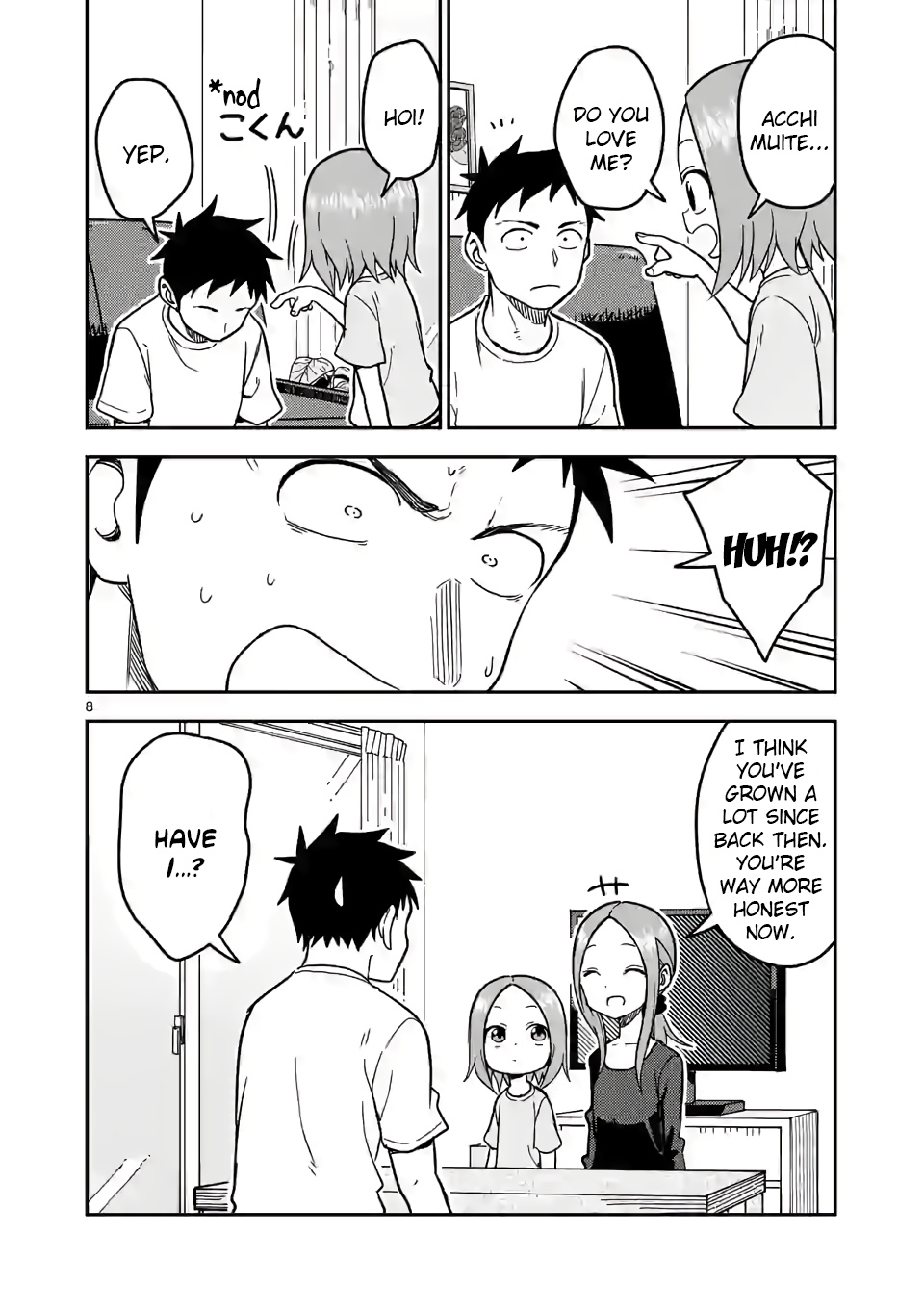 Karakai Jouzu no (Moto) Takagi-san chapter 137 - page 8