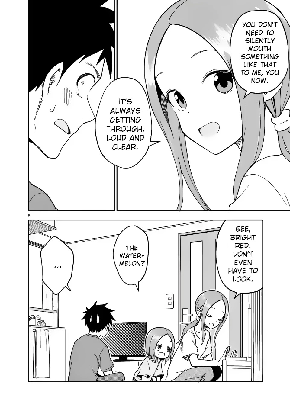 Karakai Jouzu no (Moto) Takagi-san chapter 189 - page 8