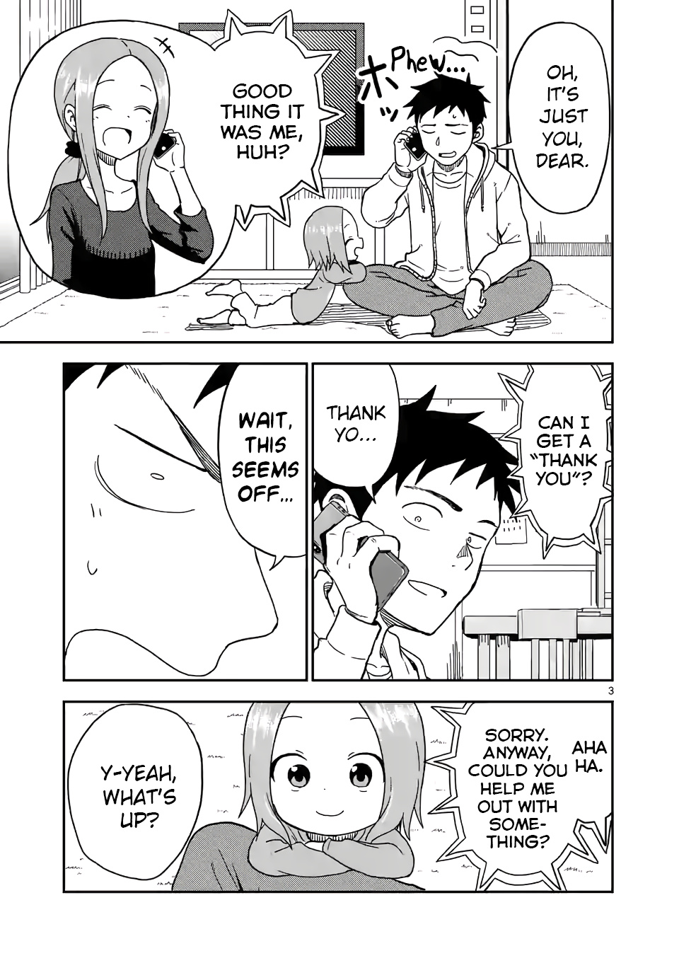 Karakai Jouzu no (Moto) Takagi-san chapter 86 - page 3