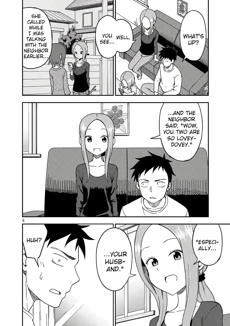 Karakai Jouzu no (Moto) Takagi-san chapter 86 - page 6