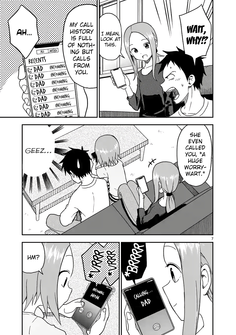 Karakai Jouzu no (Moto) Takagi-san chapter 86 - page 7