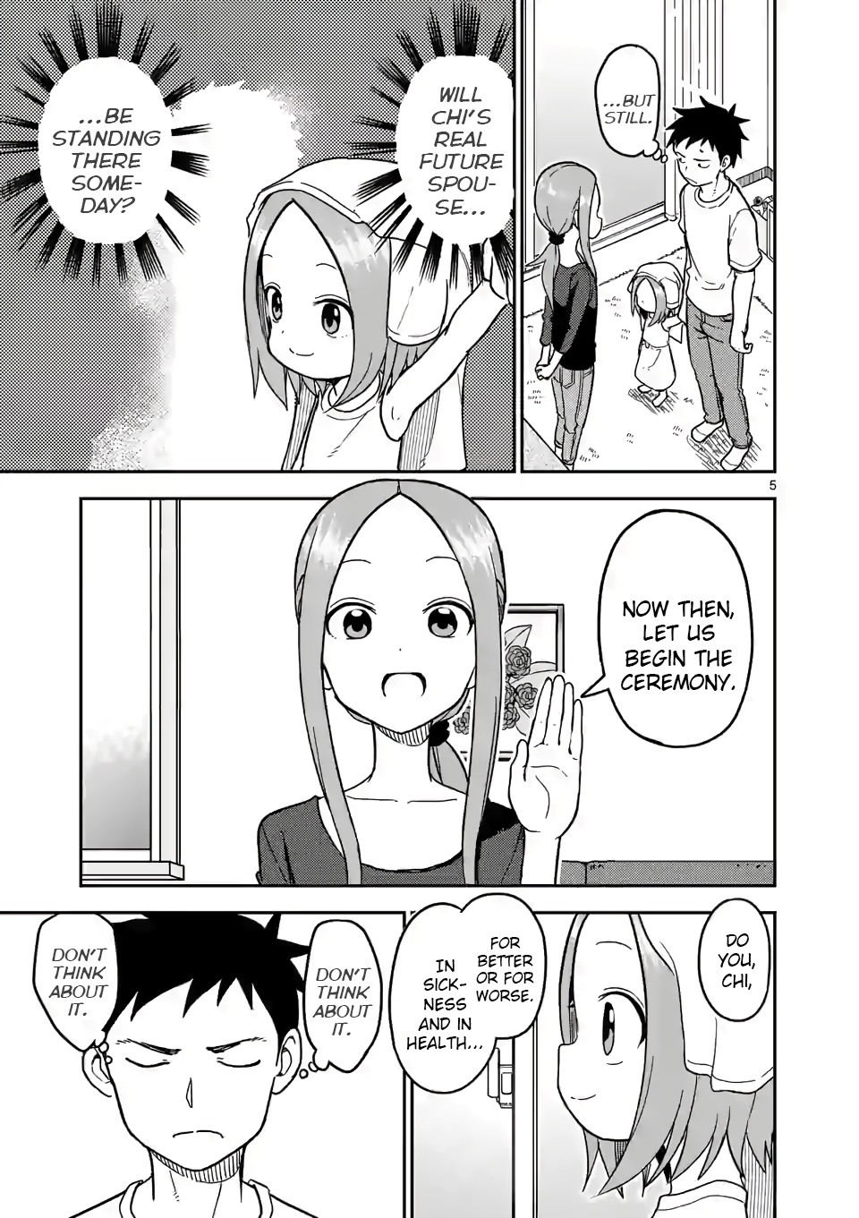 Karakai Jouzu no (Moto) Takagi-san chapter 139 - page 5