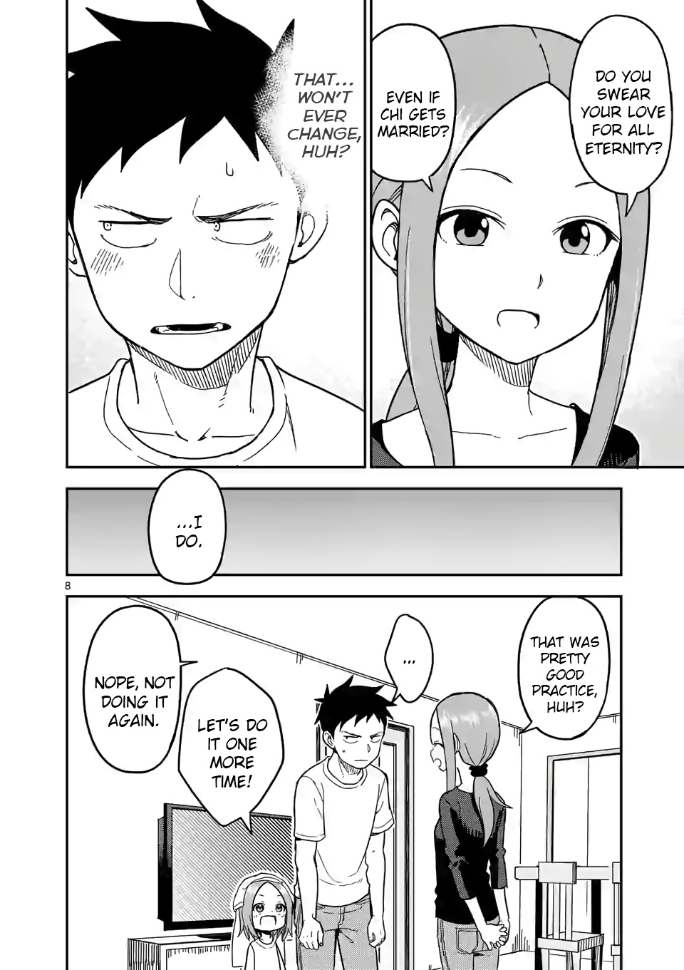 Karakai Jouzu no (Moto) Takagi-san chapter 139 - page 8