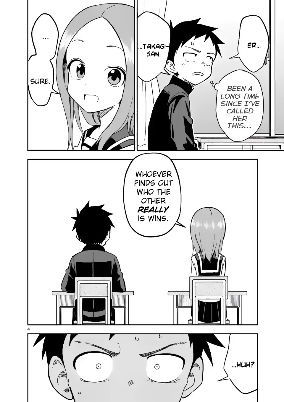 Karakai Jouzu no (Moto) Takagi-san chapter 190 - page 4