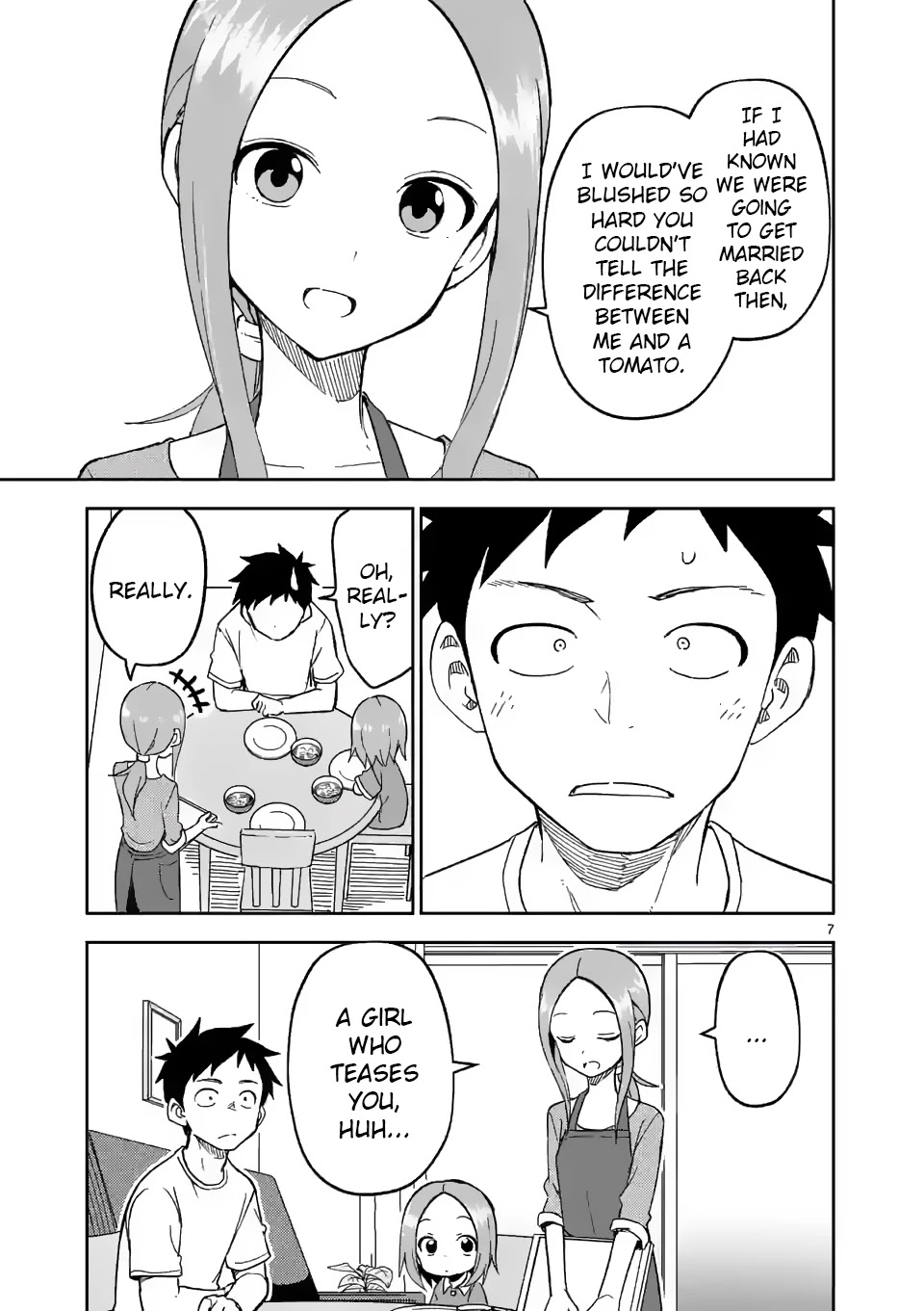 Karakai Jouzu no (Moto) Takagi-san chapter 190 - page 7