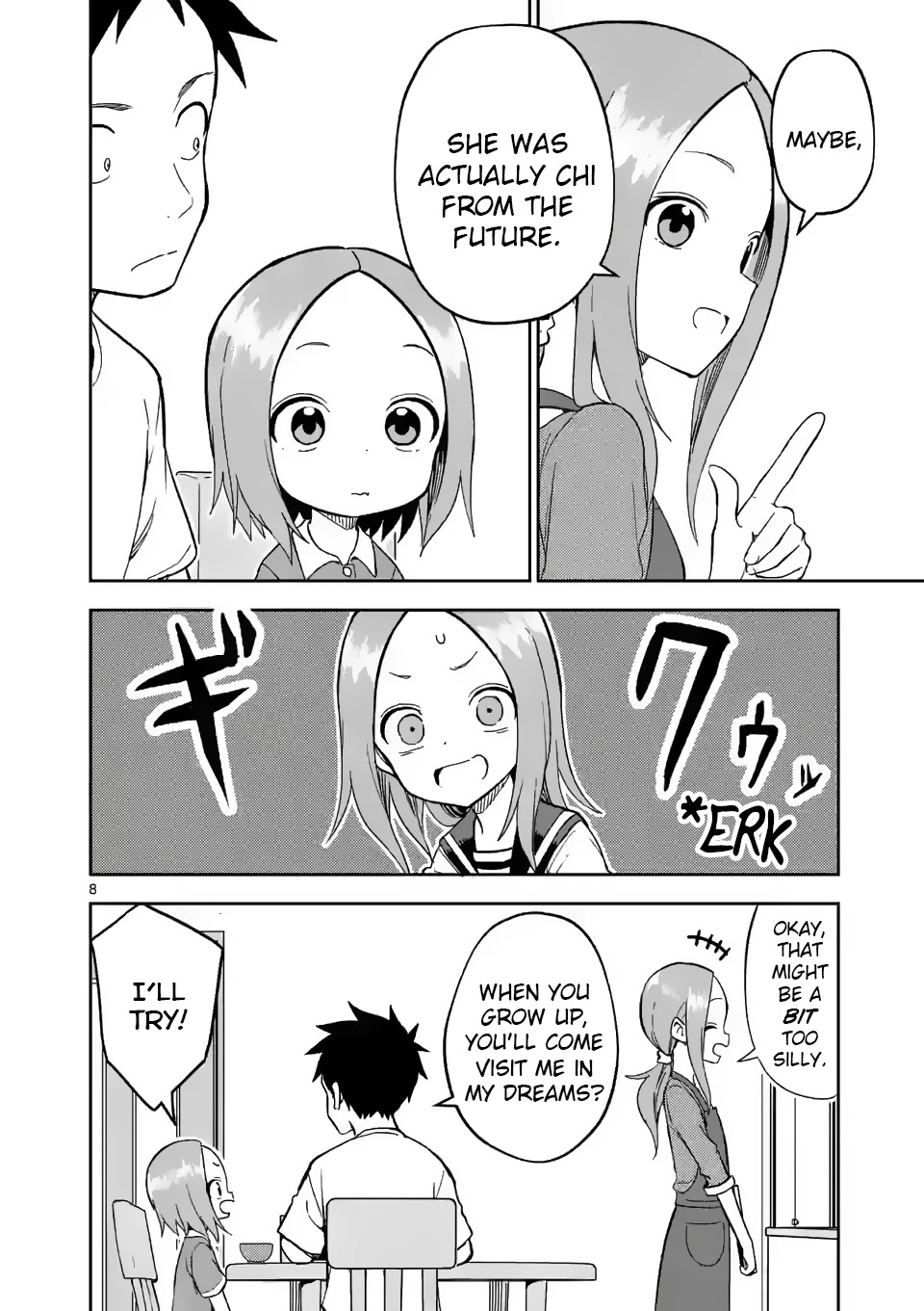 Karakai Jouzu no (Moto) Takagi-san chapter 190 - page 8