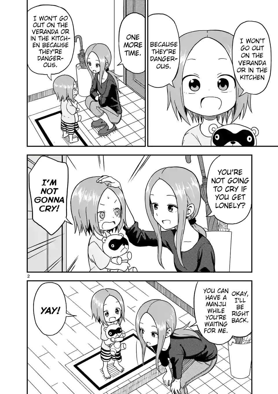 Karakai Jouzu no (Moto) Takagi-san chapter 87 - page 2
