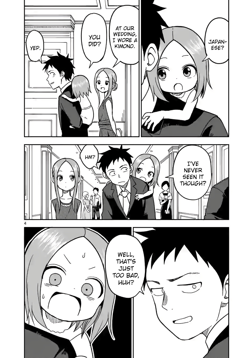 Karakai Jouzu no (Moto) Takagi-san chapter 140 - page 4