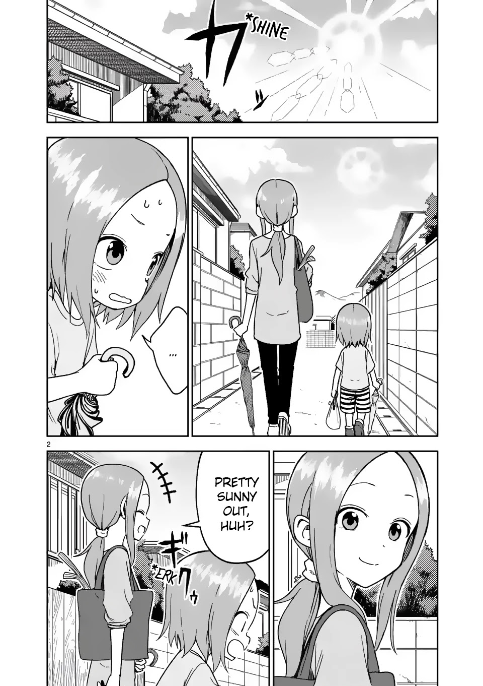 Karakai Jouzu no (Moto) Takagi-san chapter 192 - page 2