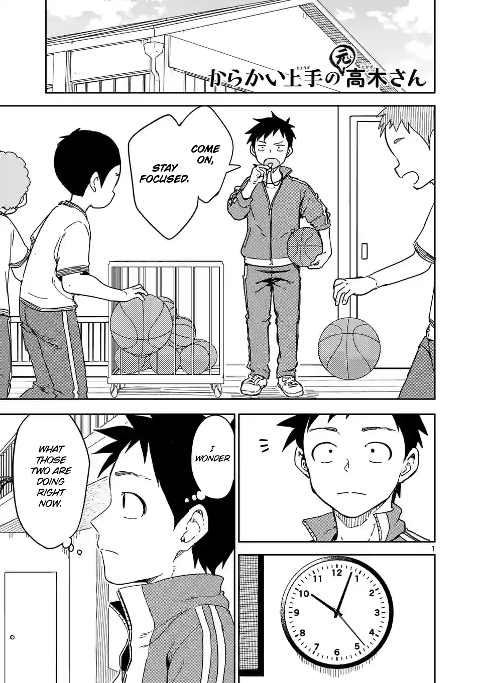 Karakai Jouzu no (Moto) Takagi-san chapter 275 - page 1