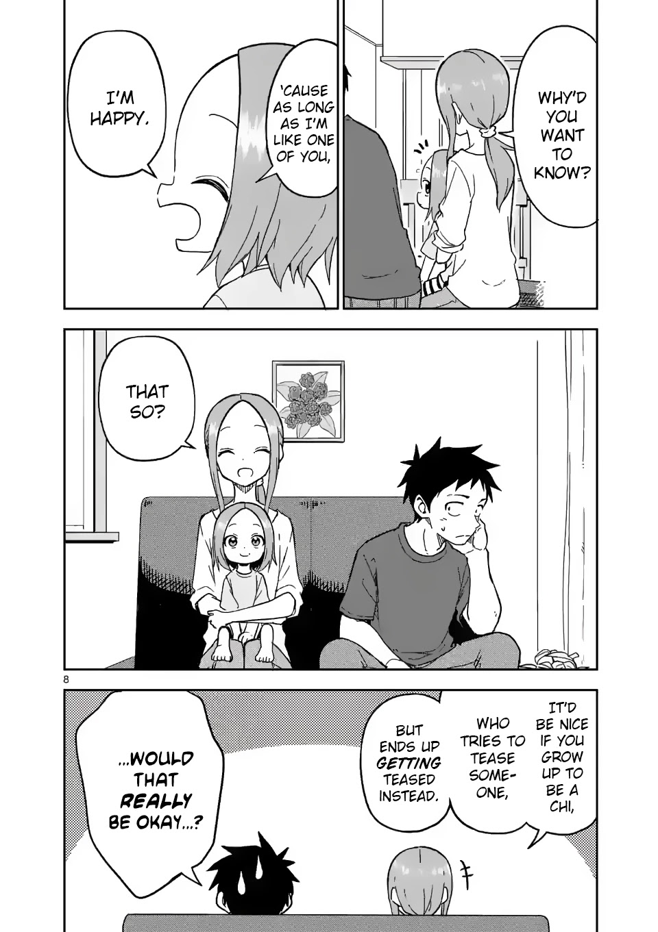 Karakai Jouzu no (Moto) Takagi-san chapter 193 - page 8