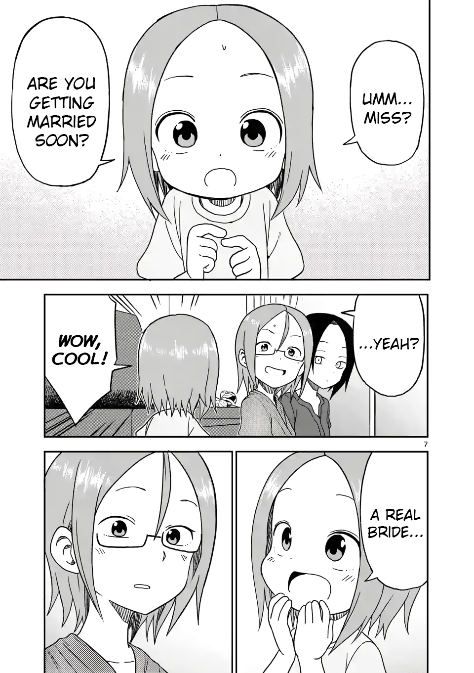 Karakai Jouzu no (Moto) Takagi-san chapter 90 - page 7