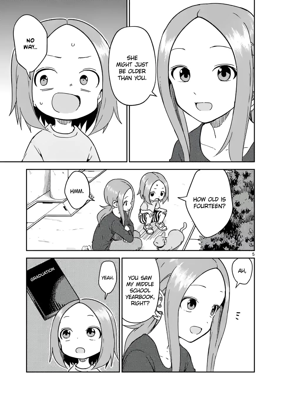 Karakai Jouzu no (Moto) Takagi-san chapter 245 - page 5