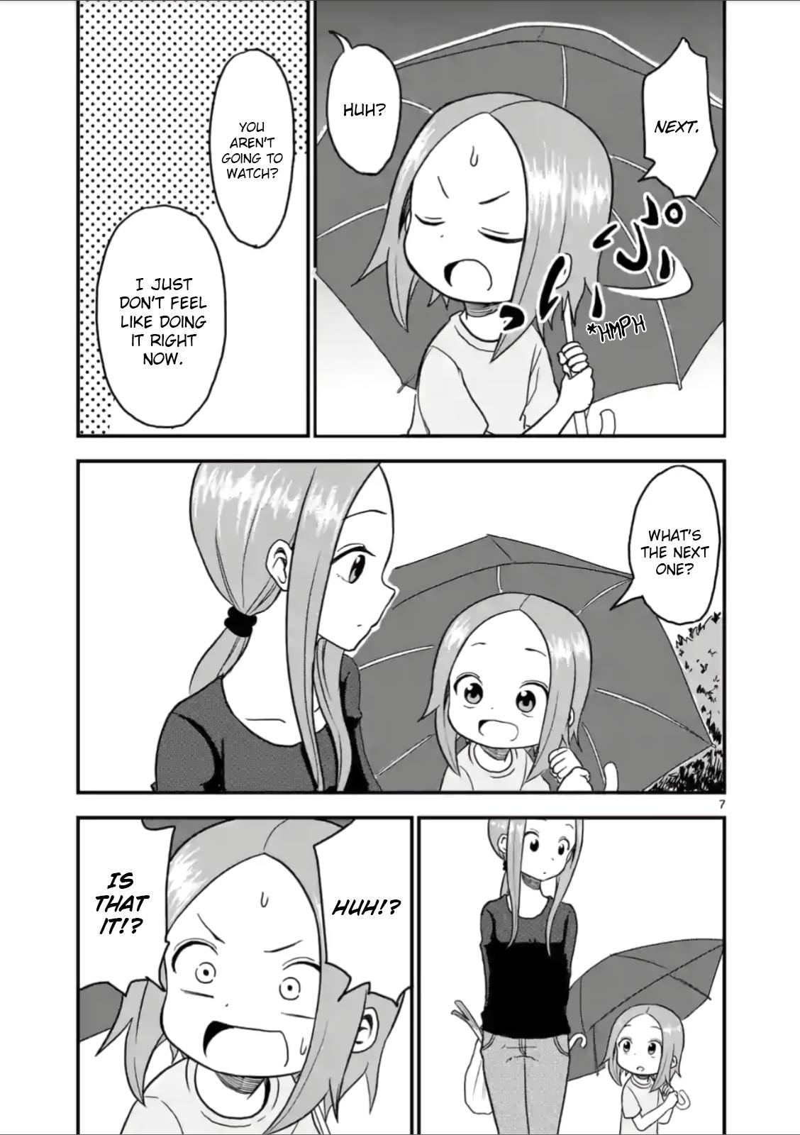 Karakai Jouzu no (Moto) Takagi-san chapter 20 - page 7