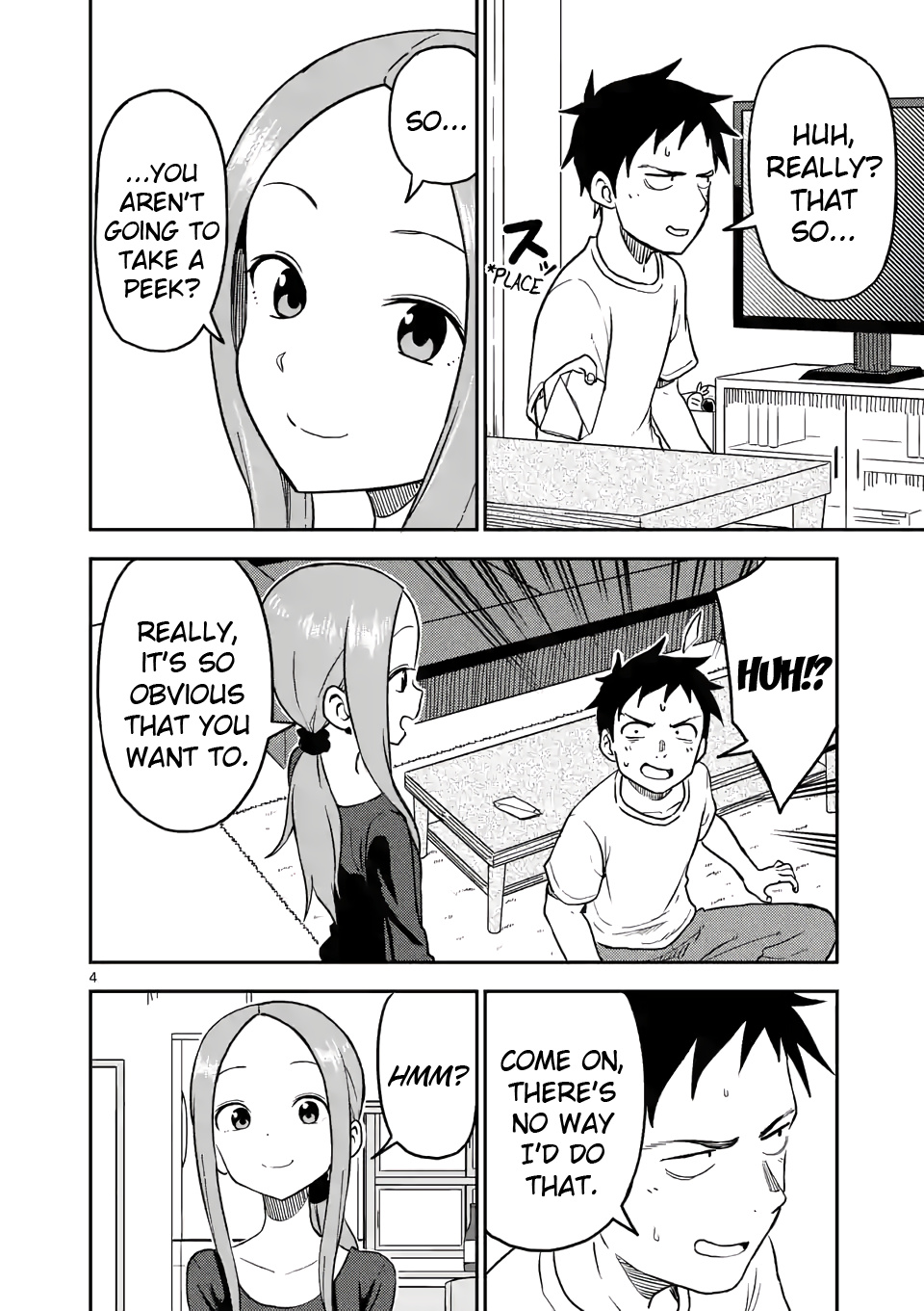 Karakai Jouzu no (Moto) Takagi-san chapter 91 - page 4