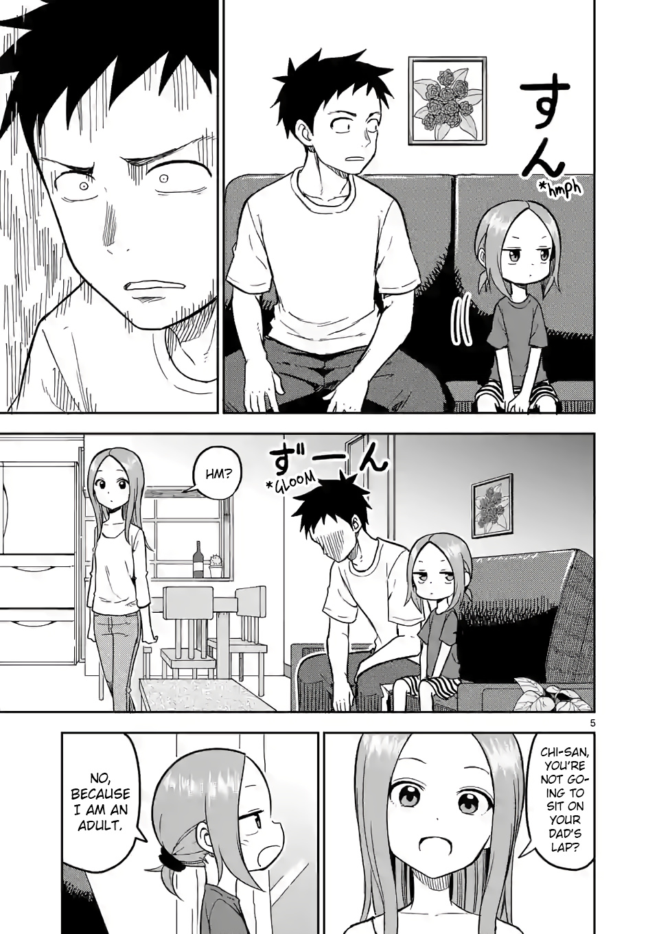 Karakai Jouzu no (Moto) Takagi-san chapter 142 - page 5