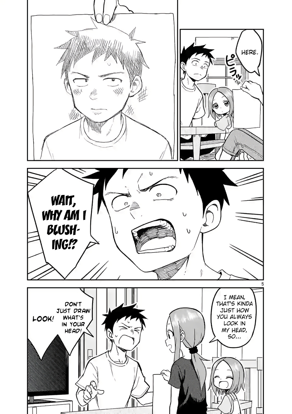 Karakai Jouzu no (Moto) Takagi-san chapter 143 - page 5