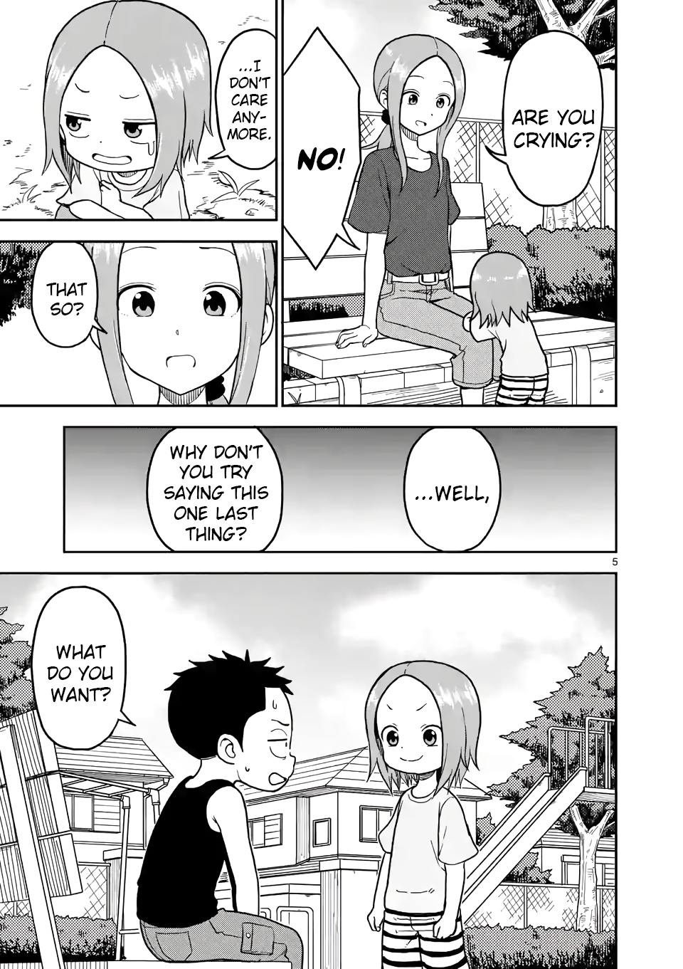 Karakai Jouzu no (Moto) Takagi-san chapter 93 - page 5