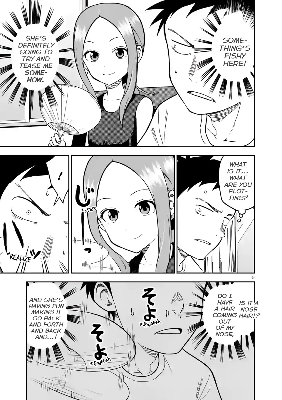 Karakai Jouzu no (Moto) Takagi-san chapter 144 - page 5