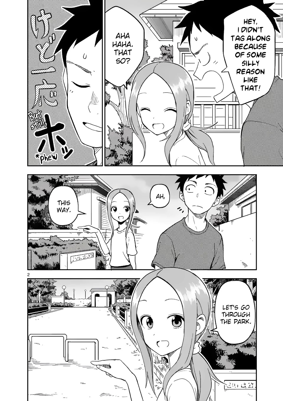 Karakai Jouzu no (Moto) Takagi-san chapter 195 - page 2