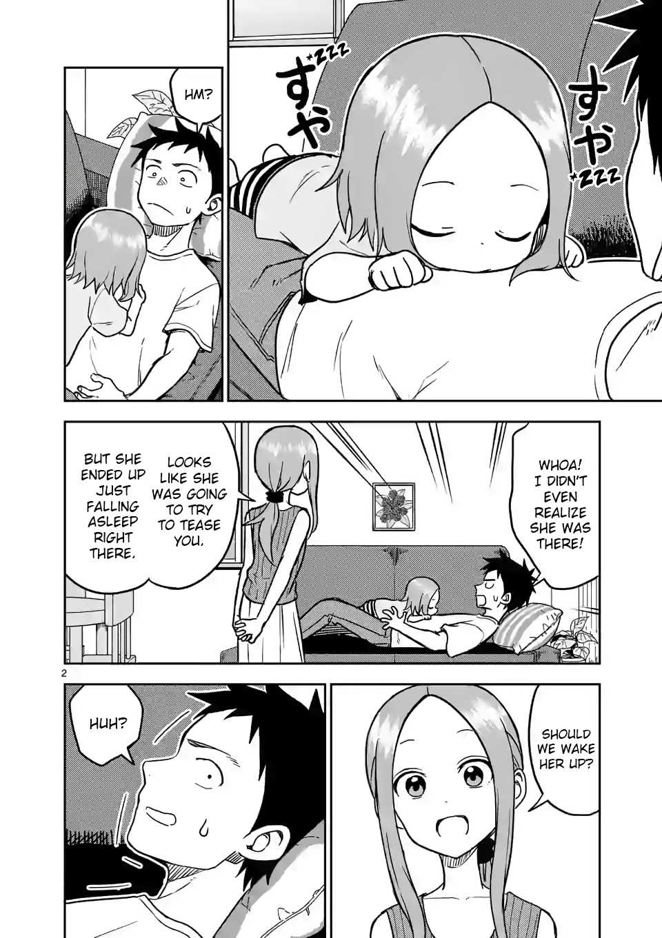 Karakai Jouzu no (Moto) Takagi-san chapter 146 - page 2