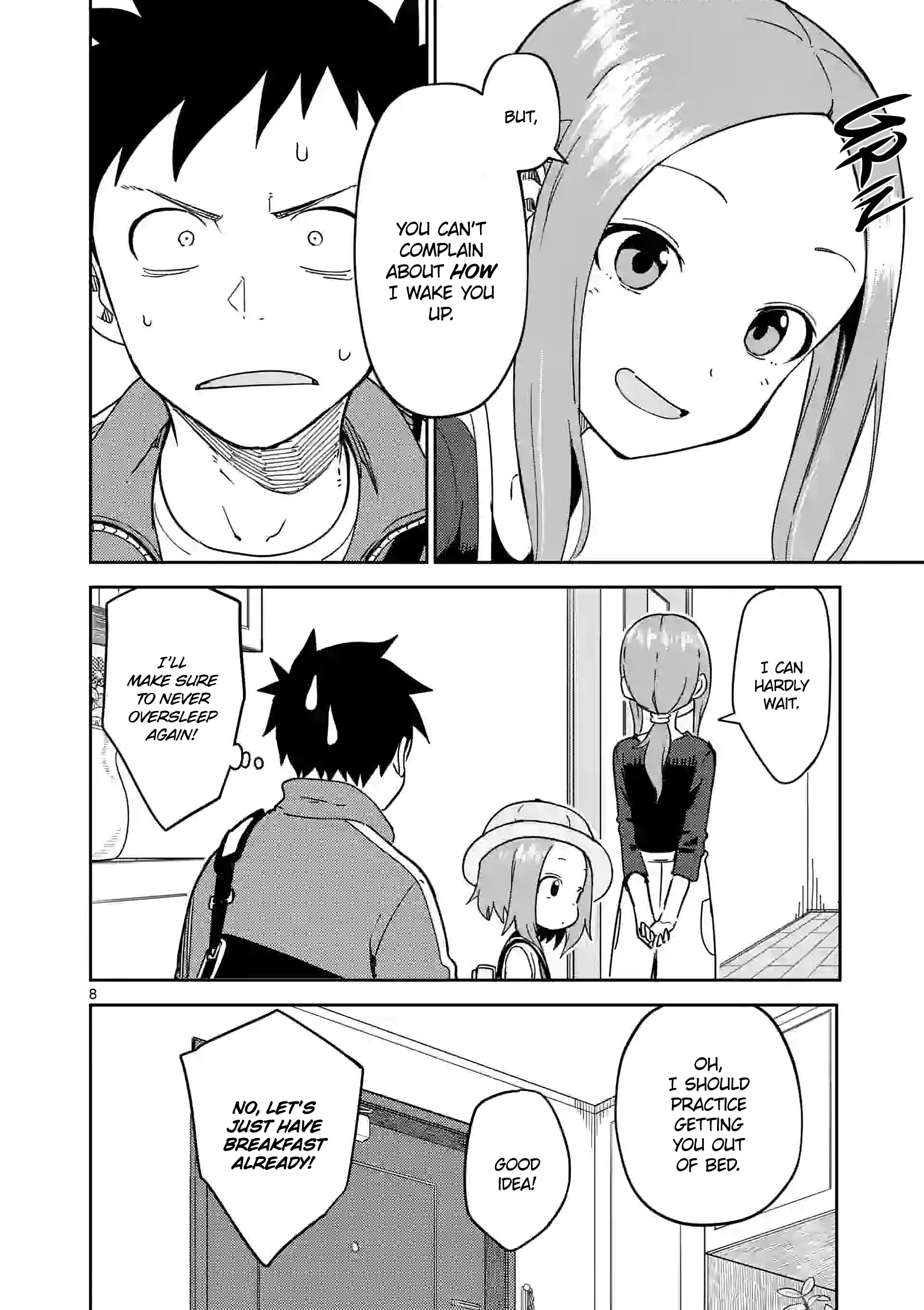 Karakai Jouzu no (Moto) Takagi-san chapter 248 - page 8
