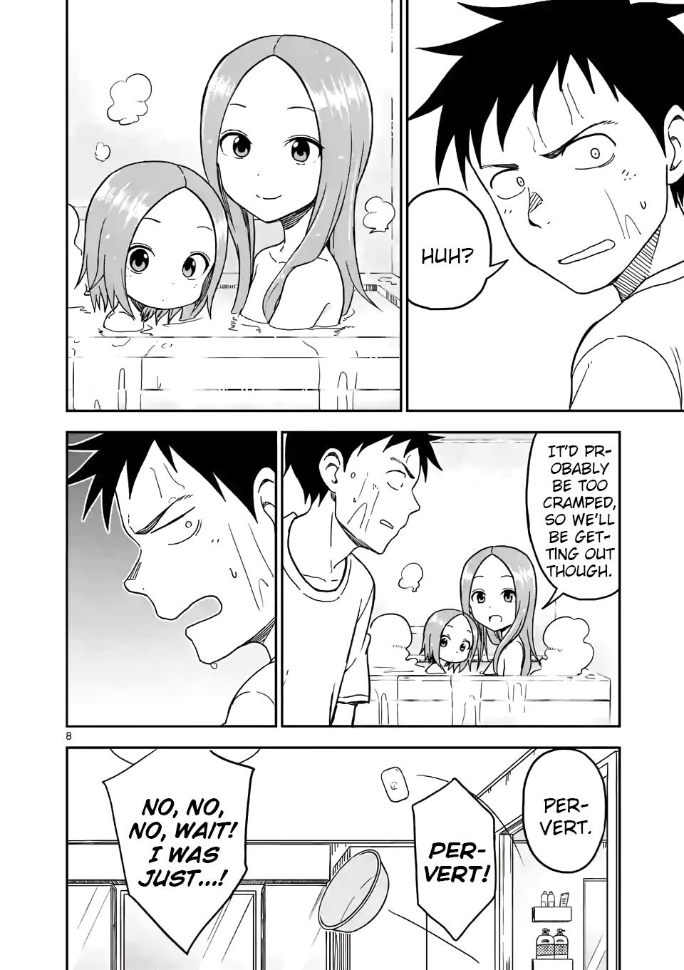 Karakai Jouzu no (Moto) Takagi-san chapter 94 - page 8