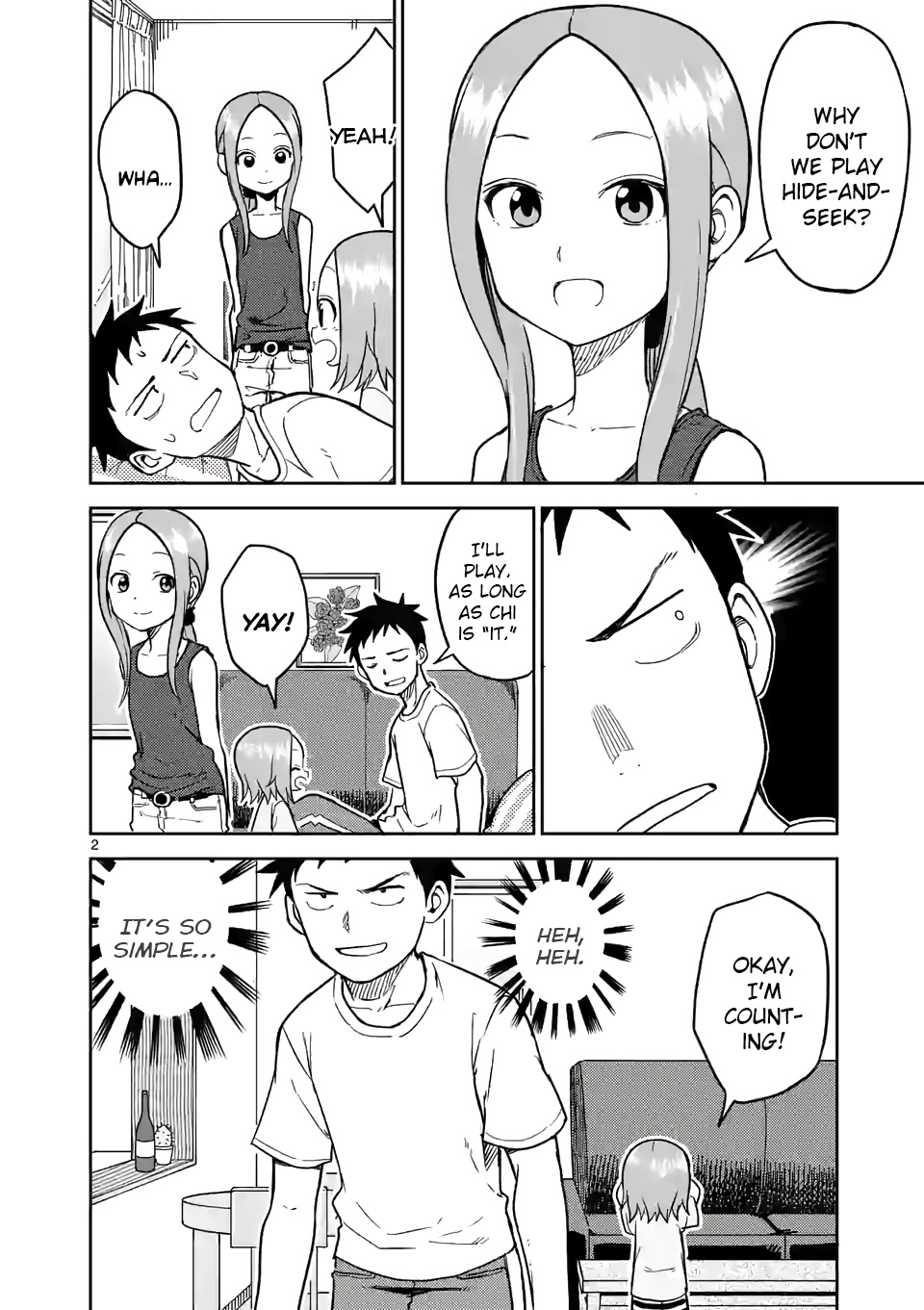 Karakai Jouzu no (Moto) Takagi-san chapter 147 - page 2