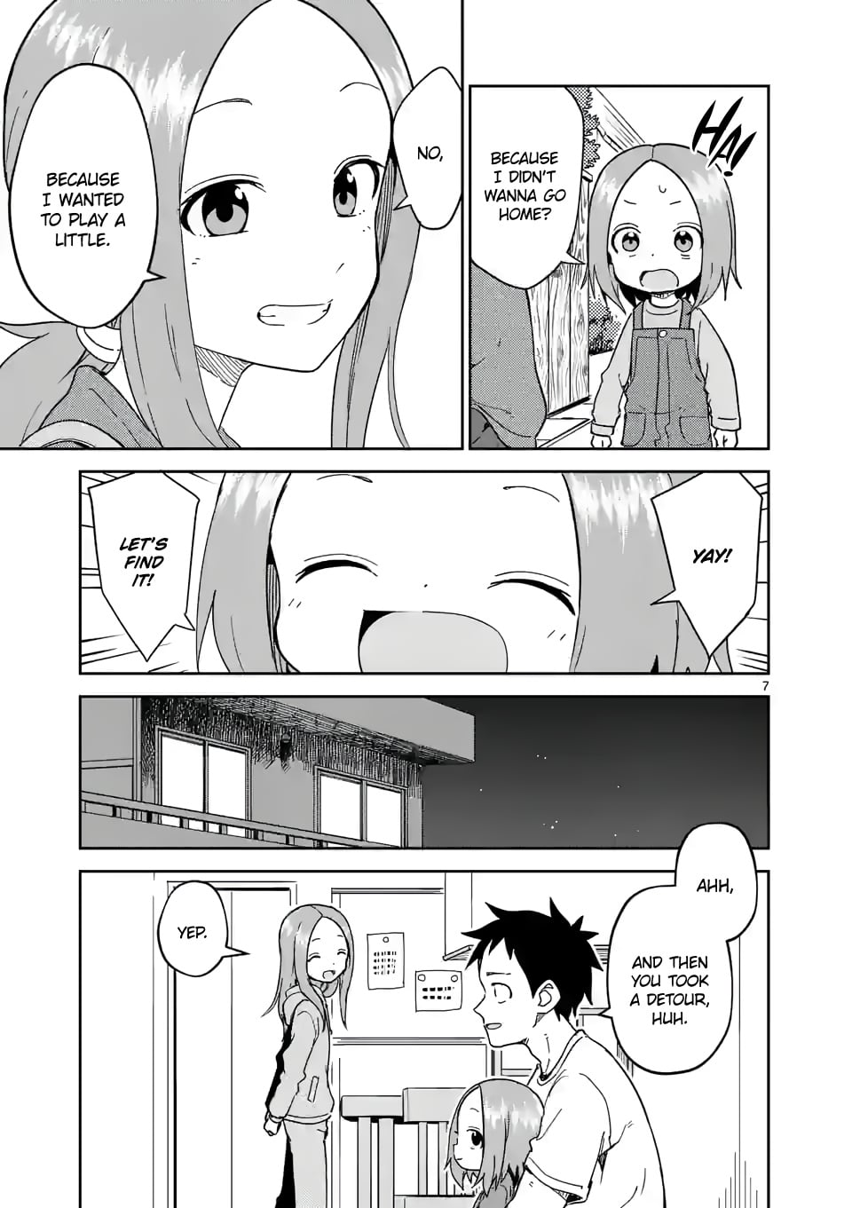 Karakai Jouzu no (Moto) Takagi-san chapter 249 - page 7