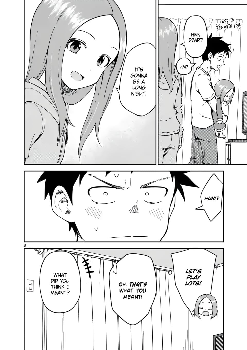 Karakai Jouzu no (Moto) Takagi-san chapter 249 - page 8