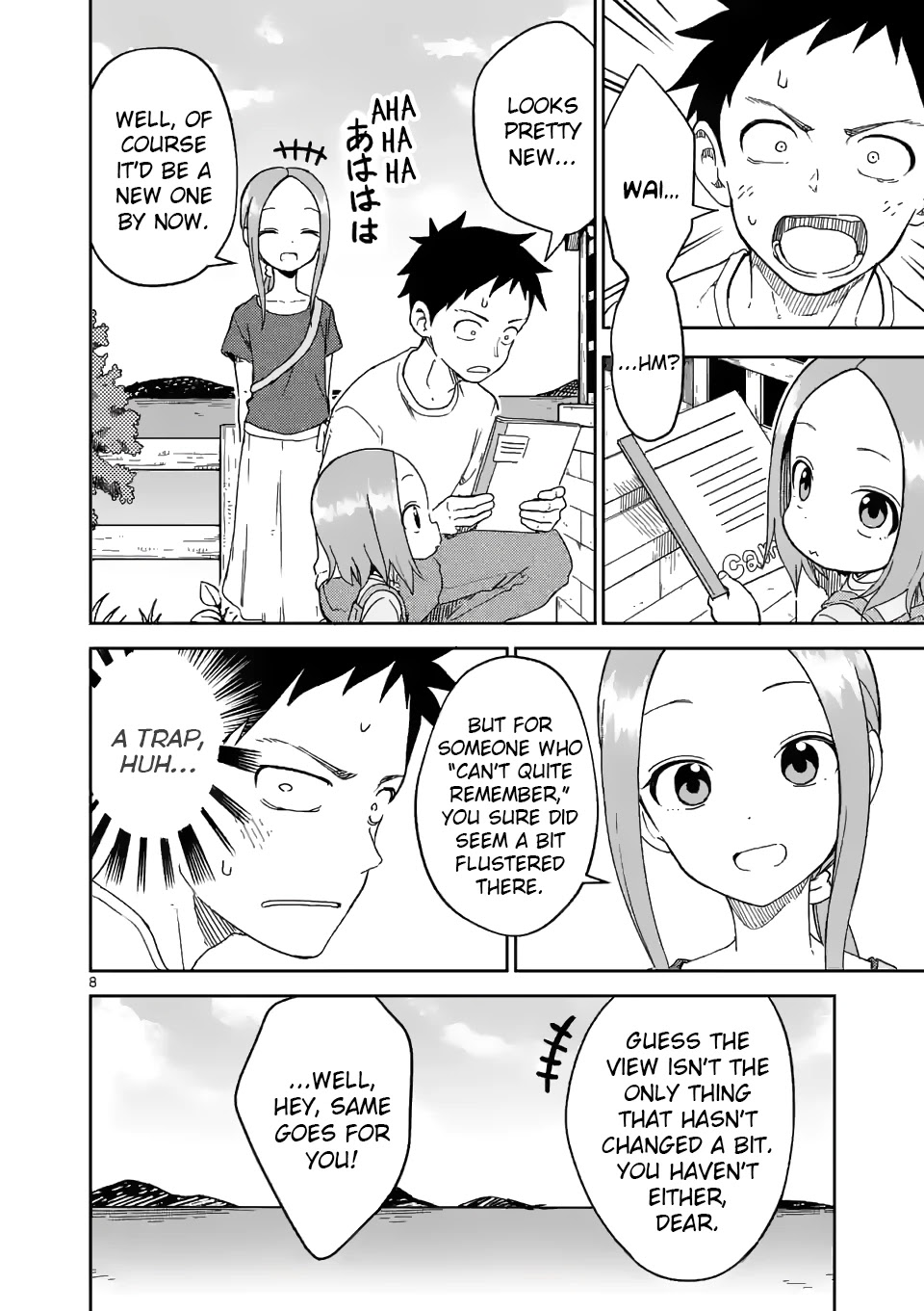 Karakai Jouzu no (Moto) Takagi-san chapter 198 - page 8