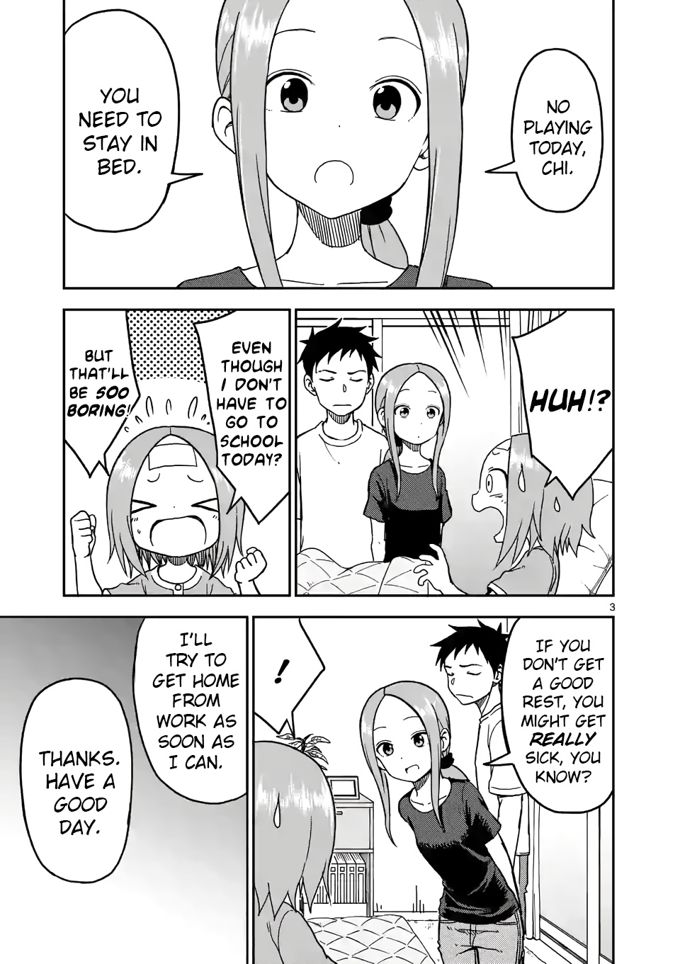 Karakai Jouzu no (Moto) Takagi-san chapter 95 - page 3