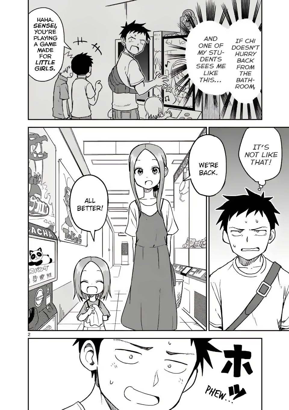 Karakai Jouzu no (Moto) Takagi-san chapter 148 - page 2