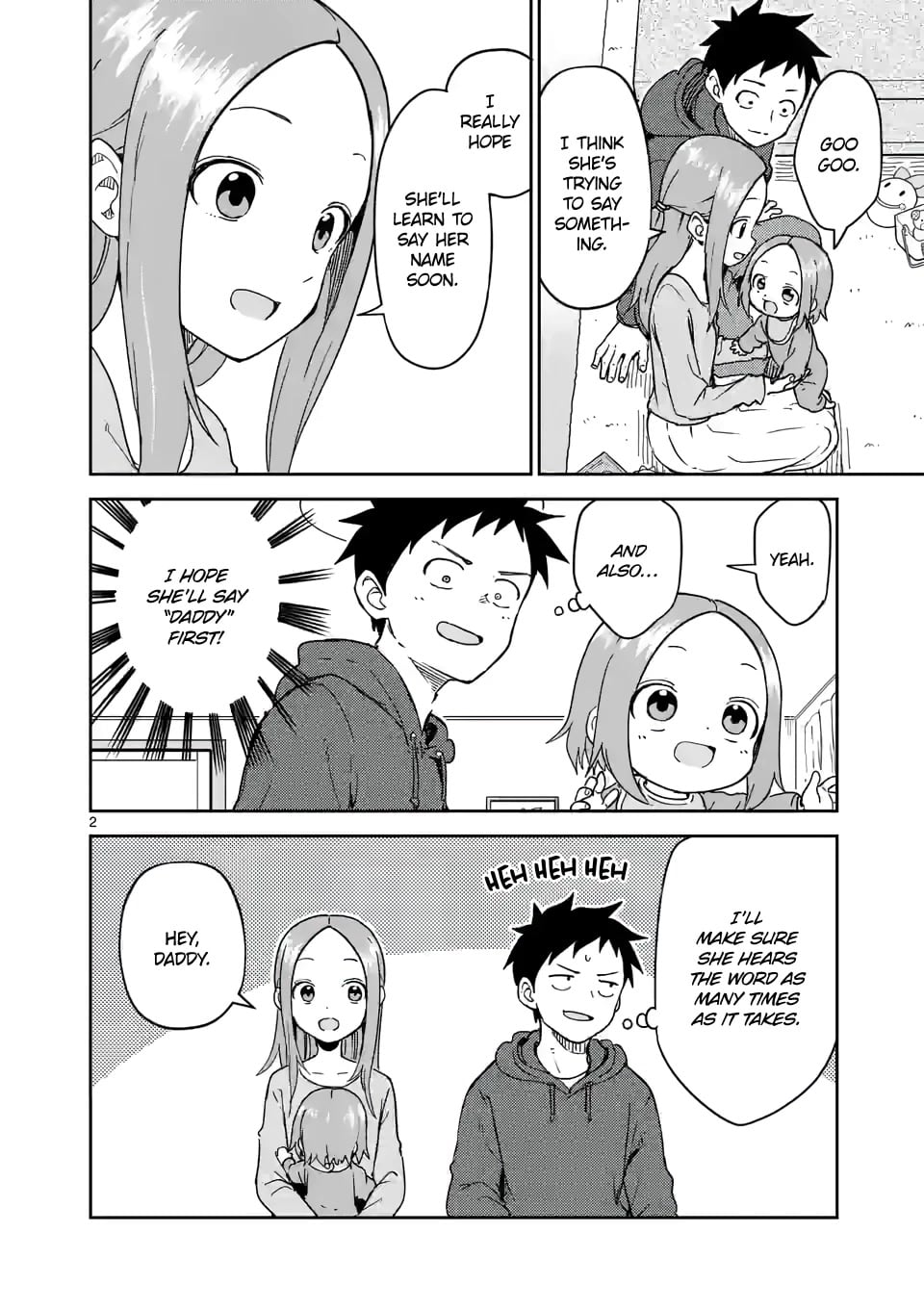 Karakai Jouzu no (Moto) Takagi-san chapter 250 - page 2