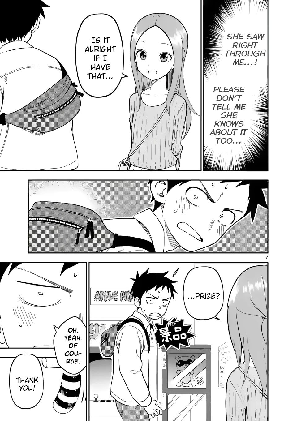 Karakai Jouzu no (Moto) Takagi-san chapter 199 - page 7