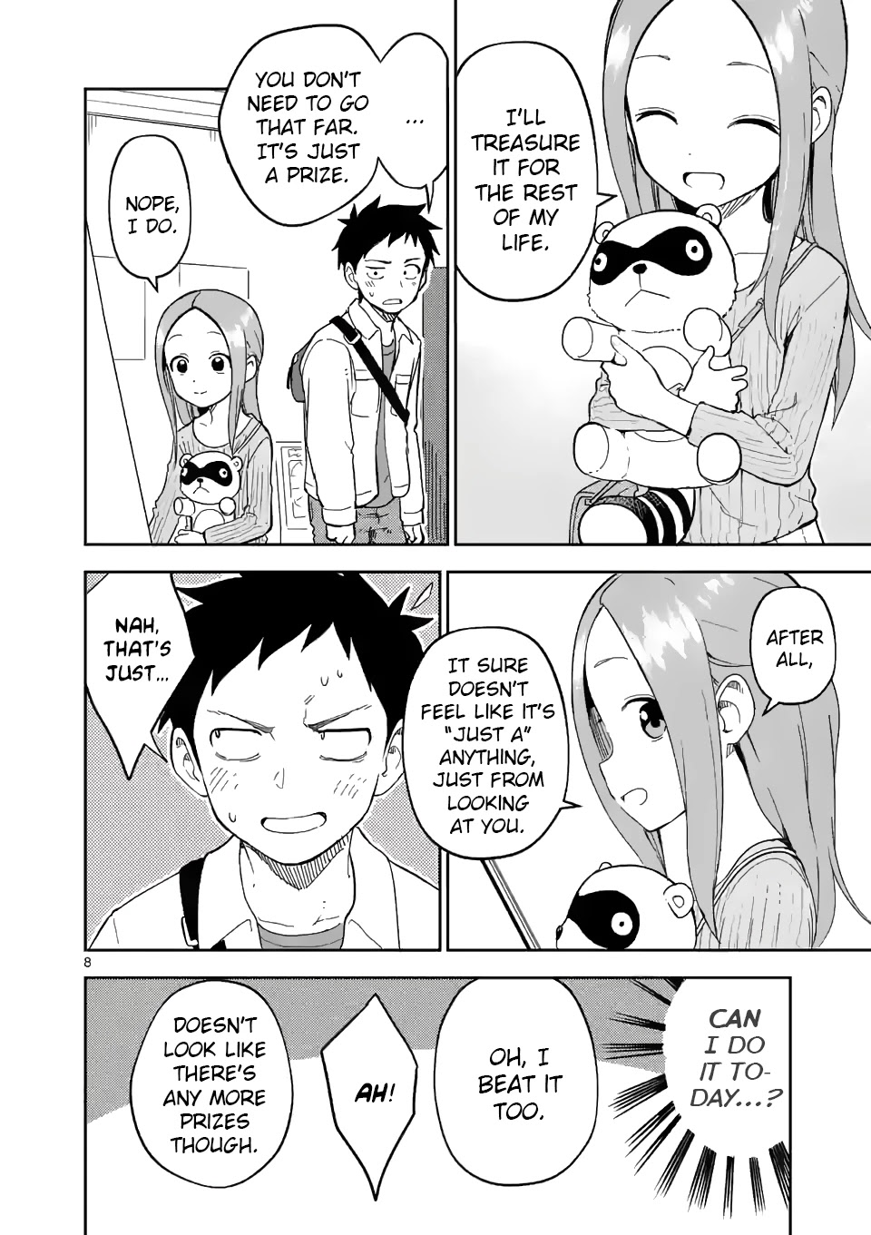 Karakai Jouzu no (Moto) Takagi-san chapter 199 - page 8