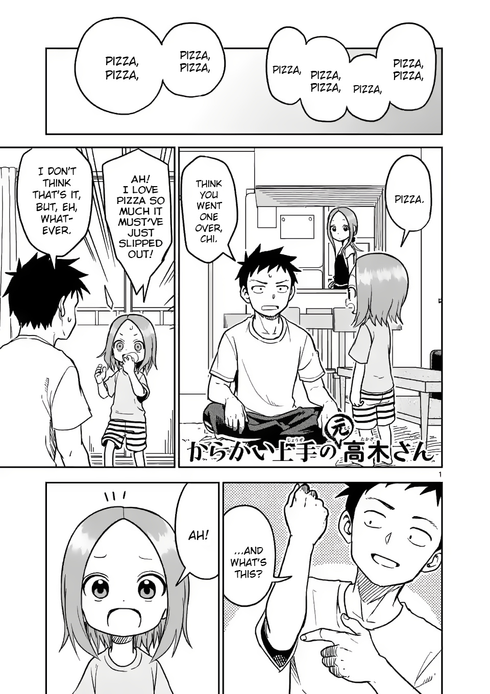 Karakai Jouzu no (Moto) Takagi-san chapter 149 - page 1