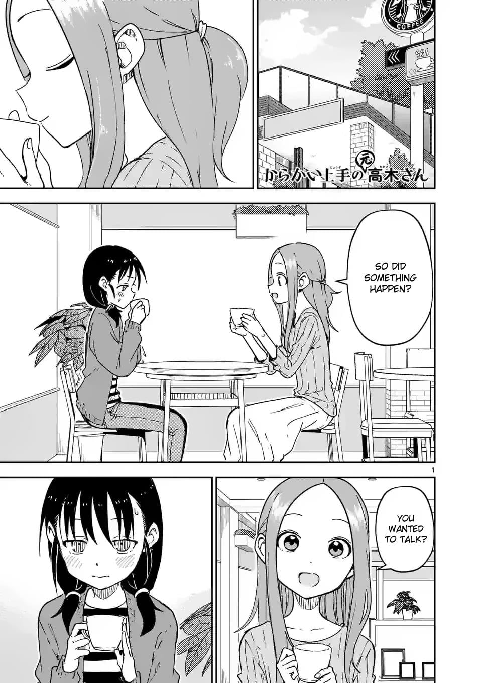 Karakai Jouzu no (Moto) Takagi-san chapter 285 - page 1