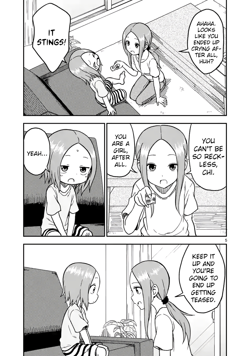 Karakai Jouzu no (Moto) Takagi-san chapter 97 - page 5