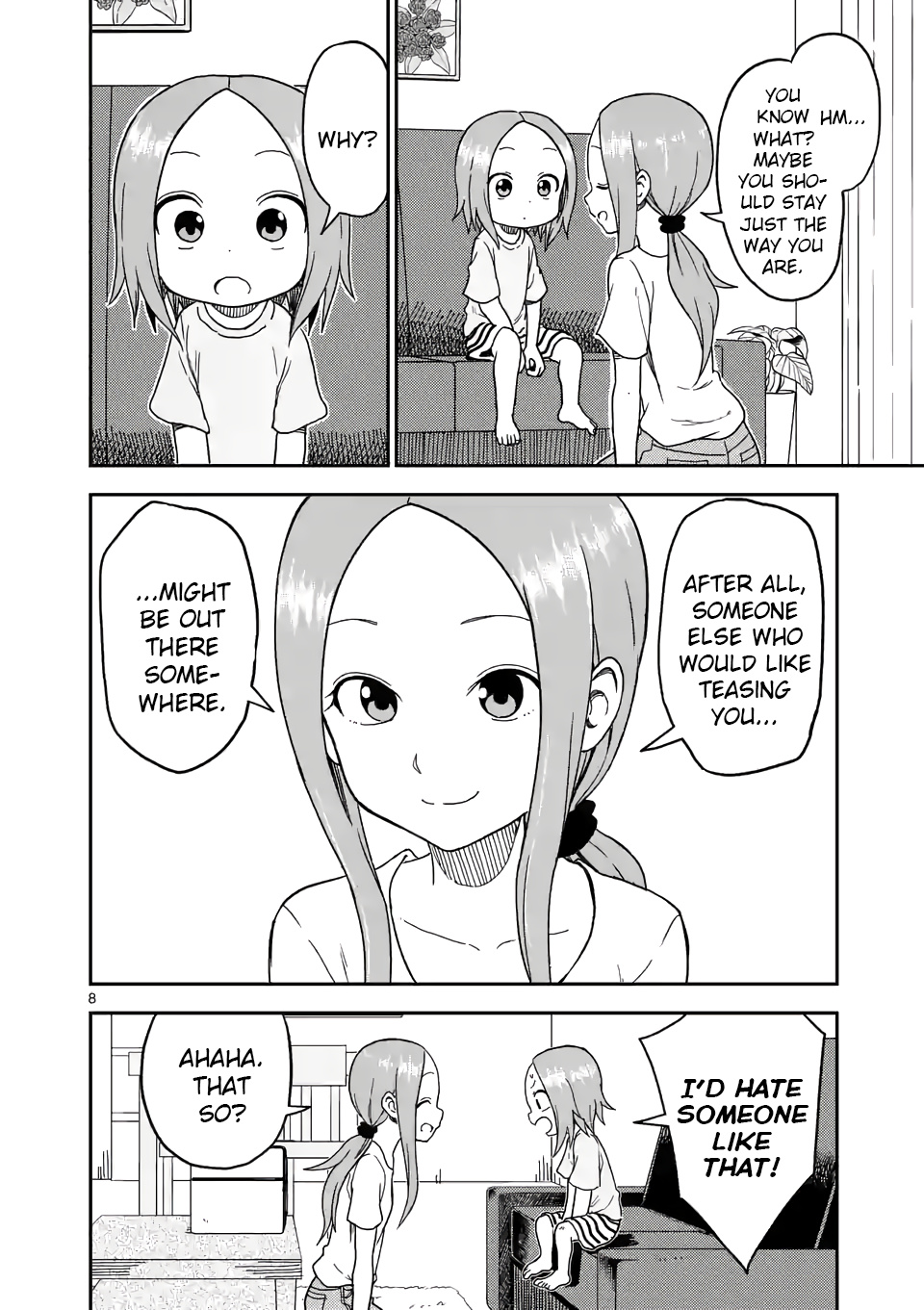 Karakai Jouzu no (Moto) Takagi-san chapter 97 - page 8